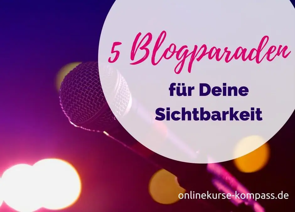 5+ aktuelle Blogparaden zum Mitmachen