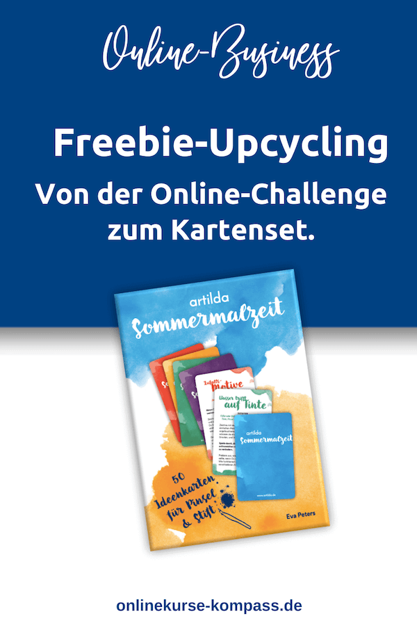 Freebie Upcycling von der Online-Challenge zum Kartenset