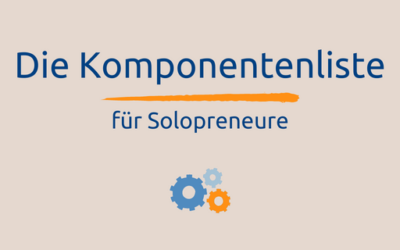 Neu von Smart Business Concepts: die Komponenten-Liste