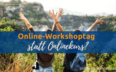 Online Tagesworkshop: der neue Trend?