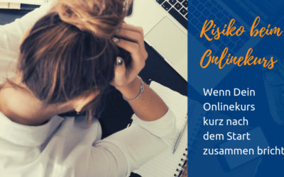 Wenn Dein Onlinekurs 6 Stunden nach dem Start zusammen bricht