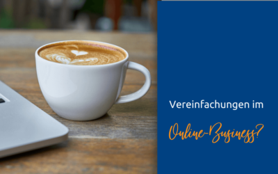 Vereinfachen im Online-Business