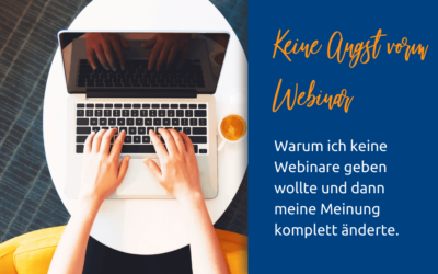 Keine Angst vor einem Webinar