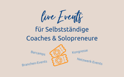 live Events für Selbstständige